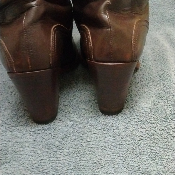 FRYE  Vintage Boot made in Spain Slouch boot, Goodyear Welt. Campus  sz 9 - Picture 8 of 13